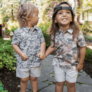 Youth - Performance Polo - Classic Deer Camo