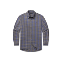 Benton Grid Dress Shirt • Light Gray Grid