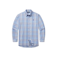 Edgefield Windowpane Dress Shirt • French Blue & Royal