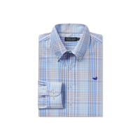 Edgefield Windowpane Dress Shirt • French Blue & Royal