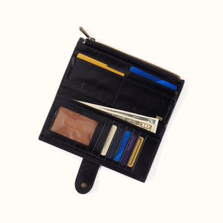 Dunn Continental Large Wallet • Black