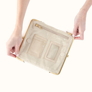Lauren Clutch Wallet • Sand Shimmer