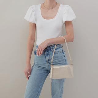 Darcy Small Crossbody Metallic • Sand Shimmer