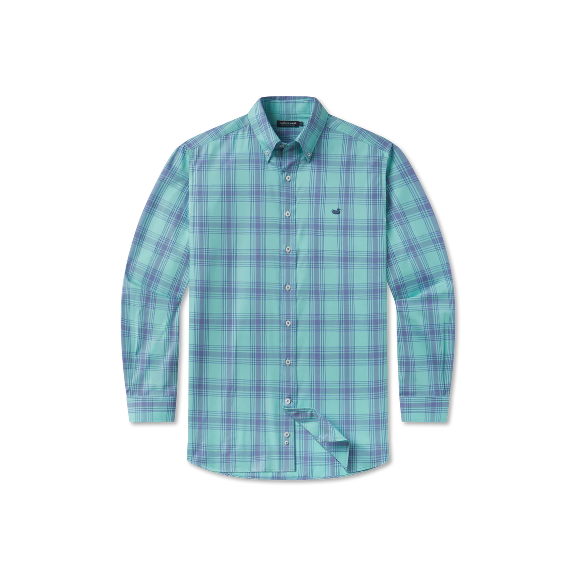 Tupelo Windowpane Dress Shirt • Mint + Slate