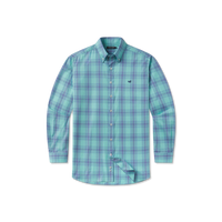 Tupelo Windowpane Dress Shirt • Mint + Slate