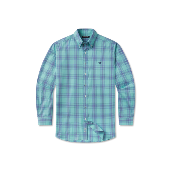 Tupelo Windowpane Dress Shirt • Mint + Slate