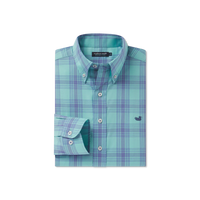 Tupelo Windowpane Dress Shirt • Mint + Slate