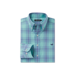 Tupelo Windowpane Dress Shirt • Mint + Slate