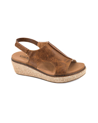 Volta II Wedges • Chestnut 2
