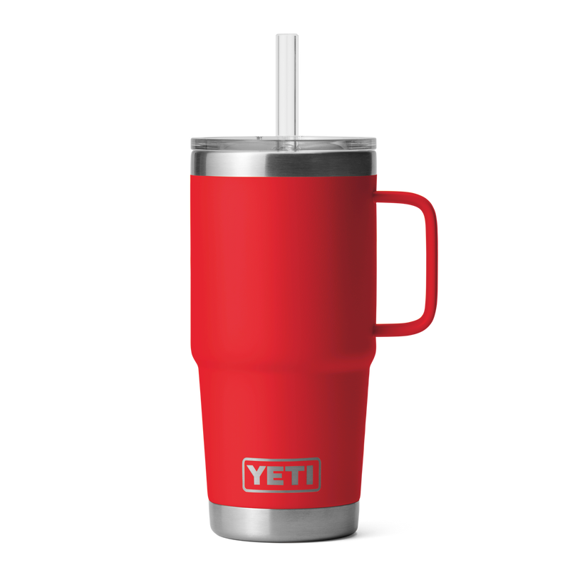 Rambler® 25oz Mug with Straw Lid • Rescue Red