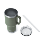 Rambler® 35oz Mug with Straw Lid • Camp Green