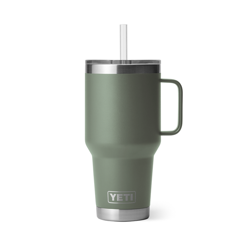 Rambler® 35oz Mug with Straw Lid • Camp Green