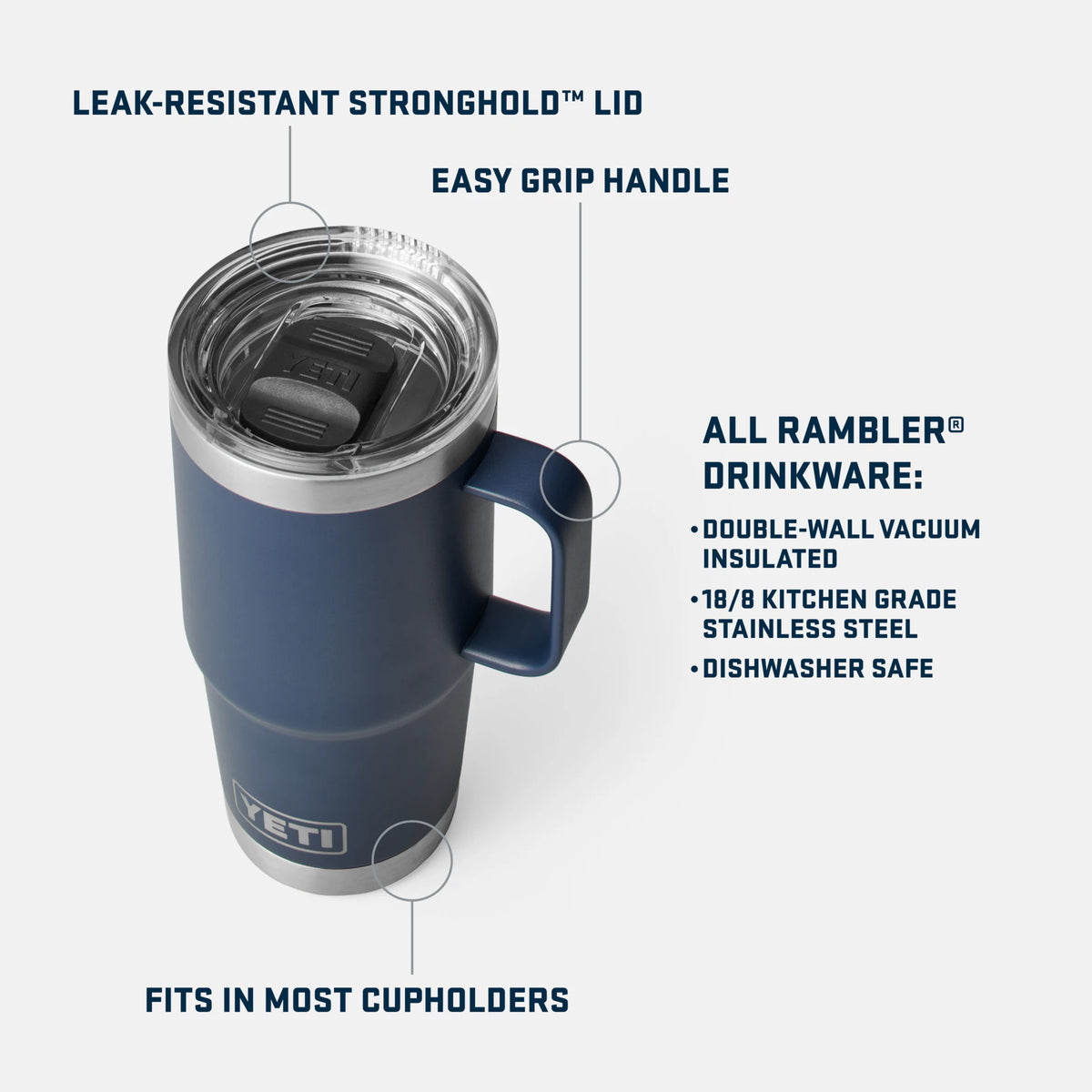 CORE | Rambler® 20oz Travel Mug + Stronghold Lid