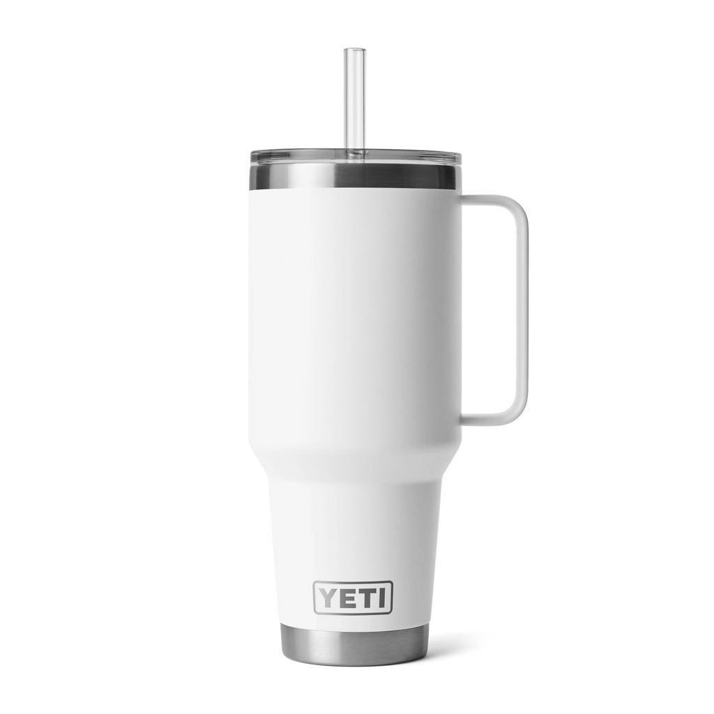 YETI 35 oz mug OFFSHORE BLUE STRAW LID Rambler Mug Cup Handle Limited  Edition
