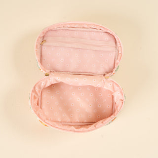 Glam & Go Quilted Cosmetic Bag - Bouquet Beauty Sage