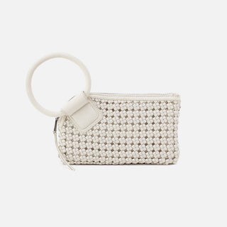 Sable Woven Wristlet • Whitecap