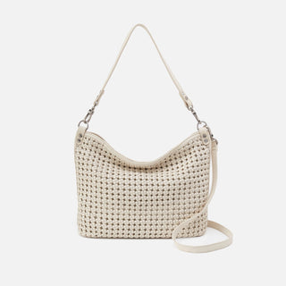 Pier Shoulder Woven Bag • Whitecap