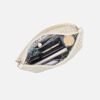 Pier Shoulder Woven Bag • Whitecap