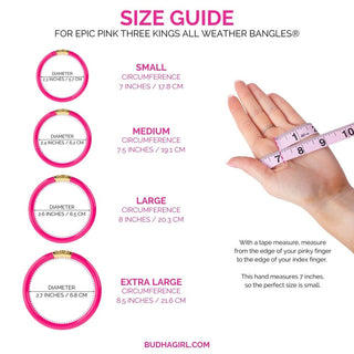 Three Kings All Weather Bangles® • Epic Pink