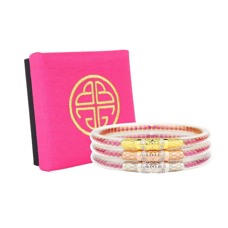 All Weather Bangles • Three Queens Epic Pink