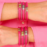 All Weather Bangles • Three Queens Epic Pink