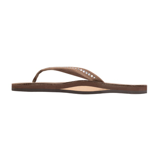 Women's Crystal Sandal • Dark Brown