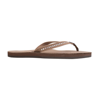 Women's Crystal Sandal • Dark Brown
