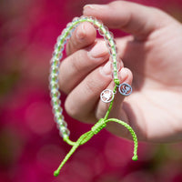 Sea Turtle Beaded Bracelet • Lime