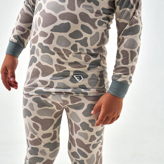 Youth - Pajama Set - Classic Deer Camo