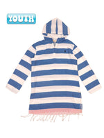Youth Hooded Sandfree Dress • Striped