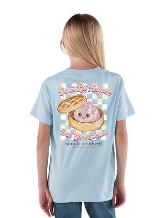Youth Don't Let Anyone Dull Your Sparkle Squishy Tee • Ice Blue