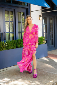 Zodiak Long Sleeve Maxi Dress • Baton Rouge