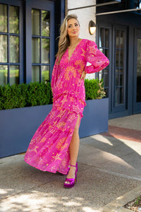 Zodiak Long Sleeve Maxi Dress • Baton Rouge