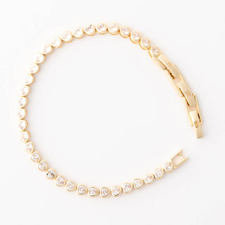 Lucia Clear Bracelet • Gold