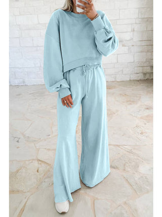 Drop The Act Sweatpant Set • Blue