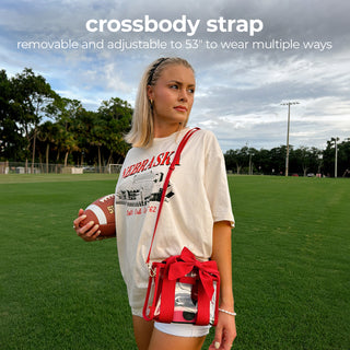 Clear Stadium • Varsity Red Bow