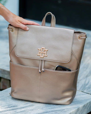 Bennett Backpack • Bronze