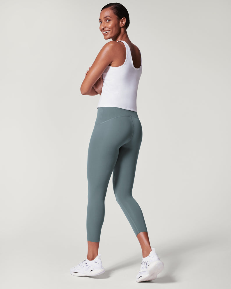 SPANX, Pants & Jumpsuits, Spanx Booty Boost Active Leggings In Color  Painted Blue