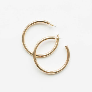 Estonia Good Hoop Earrings • Shiny