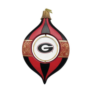 5.5" Georgia Spinning Bulb Ornament