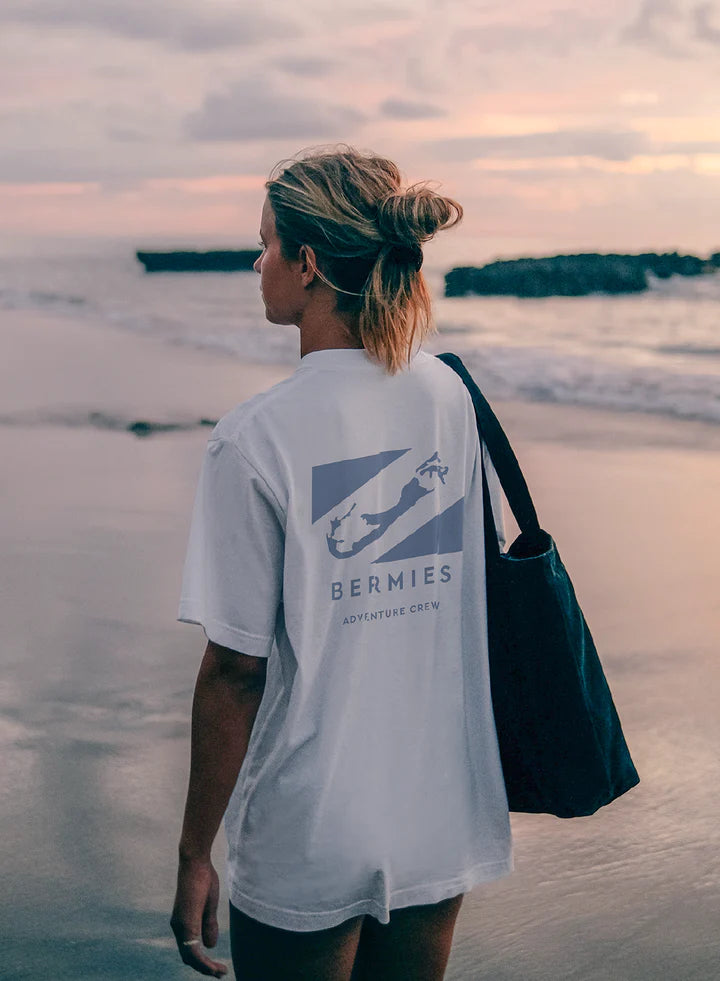 Bermies Adventure Tee • White