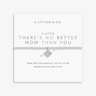 A Little 'There's No Better Mom Than You' Bracelet • Silver Tone