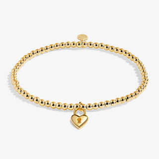 A Little 'Life Is Tough But So Are You' Bracelet • Gold Tone