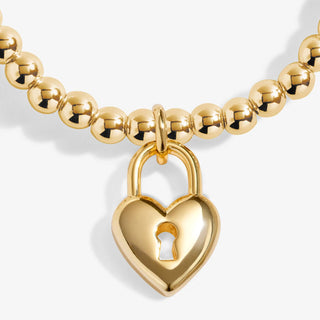 A Little 'Life Is Tough But So Are You' Bracelet • Gold Tone
