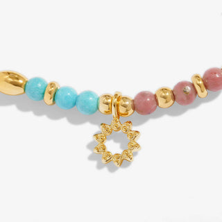 Affirmation Card 'Positivity' Bracelet • Gold Toned