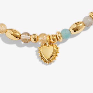 Affirmation Card 'Positivity' Bracelet • Gold Toned