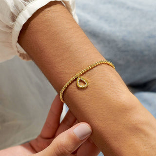 A Little 'Fearless' Bracelet • Gold Tone