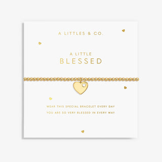 A Little 'Blessed' Bracelet • Gold