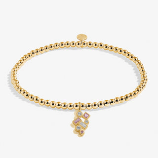 A Little 'Happiest Of Birthdays' Bracelet In Gold-Tone Plating