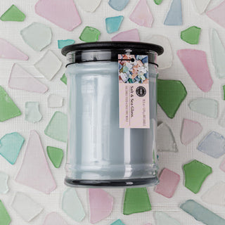 Large Jar Candle • Salt & Sea Glass